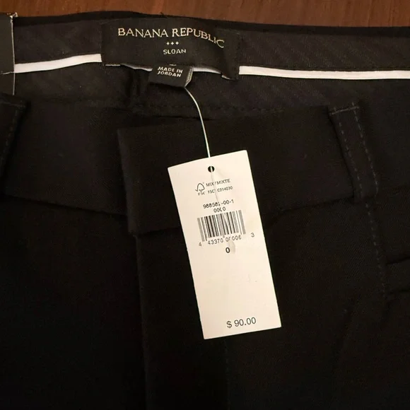NWT Banana Republic Black Sloan Slim High-Rise Ankle Pant - Picture 9 of 10
